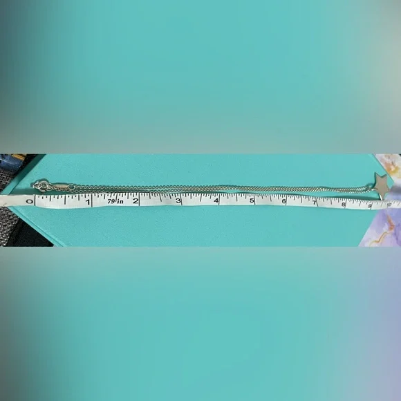 Tiffany RARE Silver Star Pendant Necklace - Picture 9 of 11